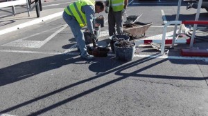 Reparación viales Carrefour